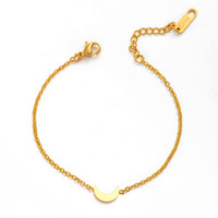 Ensemble de bracelets vintage superposés pour femmes, style plage, fleur, lune, strass, acier inoxydable