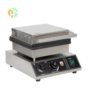 Endüstriyel otomatik mutfak ekipmanları paslanmaz çelik Waffle makinesi makinası