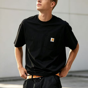 Camiseta de Verano para Hombre 2026 de Alta Calidad, 100% Algodón Pesado, Personalizada, Oversize, con Estampado Largo y Transpirable, con Logo Hartt - Product Image 3