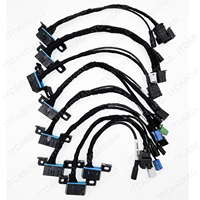 Cables de prueba EIS ELV para plataforma de cerraduras CGDI MB W204 W212 W221 W164 W166, caja de cambios, actualización OBD2, Cable de conexión de diagnóstico, 8 Uds.