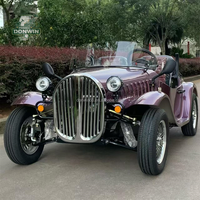Voiture électrique classique pour l'aventure en plein air, camping, avec batterie au lithium pour adultes, voiturette de golf électrique pour hôtel, mariage, réception de club