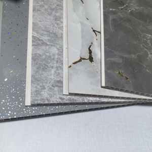 Panneaux de plafond en <span class=keywords><strong>PVC</strong></span> modernes certifiés CE, imperméables, résistants au feu, décoratifs, pour la décoration intérieure et commerciale. - Product Image 3