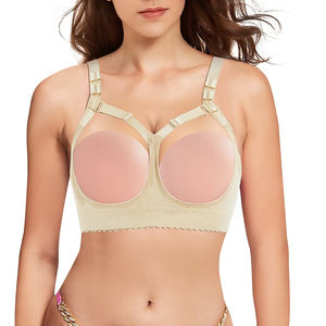 의료 등급 압박 브라 수술 후 회복 보정 탑 가슴 확대 수술 브라 - Product Image 1