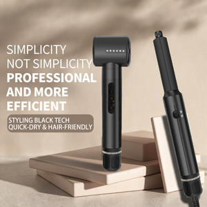 8-in-1 에어 스타일러 헤어 드라이어 블로우 드라이어 브러시 자동 랩 컬 L/R 빠른 건조 부드러운 블로우아웃 루트 리프트 볼륨 열 손상 없음 - Product Image 2