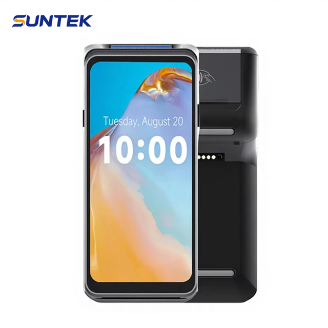 Android 15 Handheld POS Terminal 6.75" Screen SUNTEK SM1 Printer NFC Barcode Scanner 5200mAh Battery Dual SIM Restaurant Retail