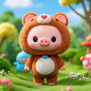 Tùy Chỉnh Trọng Dễ Thương Sang Trọng Đôi Mắt Lớn Lợn Đồ Chơi Động Vật Sang Trọng PVC Bee <span class=keywords><strong>Pig</strong></span> Đồ Chơi Món Quà Hoàn Hảo Cho Bé Trai Đồ Trang Trí Cho Các Bên Và Chơi - Product Image 2