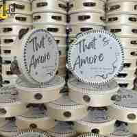 Tambourin personnalisé expédition directe d'usine mariage cérémonie invité tambourin fête solide et durable tambour de 4 pouces en vente