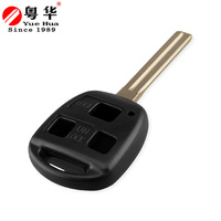 Keyyou-coque pour porte-clés télécommande de voiture, 2/3 boutons, non gravé, lame 46mm, pour Toyota Lexus ES300/IS400/RX300/RX400h, neuf