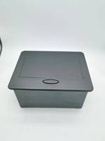 Station de prise de courant de table standard européenne avec fonction de charge rapide USB et Type-C, prise escamotable de bureau, prise de courant cachée