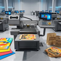 Imprimante numérique Sunthinks SC300 à passage unique pour boîtes en carton et sacs en papier, solutions d'impression rapide avec 1 tête d'impression HP