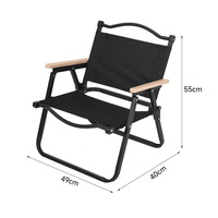 Chaise pliante portable ultra-légère en acier allié, imperméable, écologique, durable, moderne, empilable, pour le camping en plein air, le jardin
