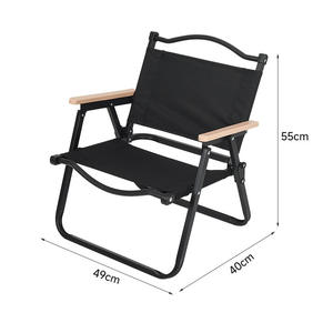 Silla Plegable Portátil Moderna, Apilable, Impermeable, de Acero Aleado Ultraligero, para Uso en Exteriores, Camping y Jardín, Asiento Cómodo - Product Image 2