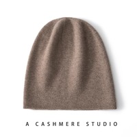 Gorro de Punto Jacquard 100% Lana de Cabra, Cálido para Invierno, Bordado Personalizado al por Mayor, Color Sólido, Unisex para Hombre y Mujer