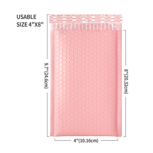Custom <strong>Bubble</strong> Mailer Printed Poly Pink <strong>Wrap</strong> Padded Mailing Bag Metallic <strong>Bubble</strong> <strong>Envelope</strong> for Packing - Product Image 4