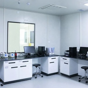Steel Lab Side bench High Quality and Chemical Resistant for school lab and modern lab