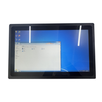 Moniteur PC industriel tout-en-un à prix abordable, écran 21,5 pouces, résolution 1920x1080, qualité industrielle, ports VGA, 1 an de garantie