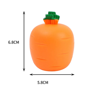 Funny Carrot Rabbit Cup Squeeze Toys Stress-relieving Bunny Fun Stress Ball Vent Squirrel Cup Prank Toy Fidget Toys <b>Gifts</b> - Product Image 6