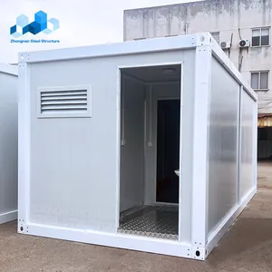Groothandel Op Maat Lage Kosten Bungalow Prefab Huis Geprefabriceerde Flat Pack Container Toilet Voor Marokko Tunesië