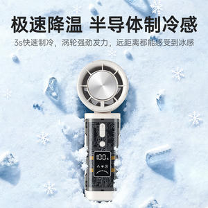 <span class=keywords><strong>Ventilateur</strong></span> portable de refroidissement à glace, <span class=keywords><strong>mini</strong></span>-<span class=keywords><strong>ventilateur</strong></span> de bureau réglable en vitesse, rechargeable avec un design innovant - Product Image 3