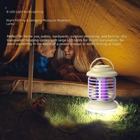 Lampe anti-moustiques transfrontalière la plus vendue en gros, piège électrique à choc UVA ultraviolet, alimenté par batterie au lithium, tueur de moustiques
