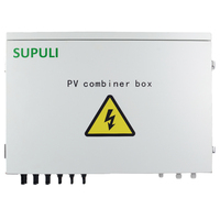 Boîtier combinateur de puissance solaire CC IP65 étanche 6 entrées 1 sortie avec diode, 6 fils, MCCB CC 1000V 250A