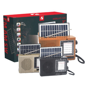 Khẩn Cấp Đêm Năng Lượng Phòng Chống Treble Loa Không Dây Với Torch Đèn Pin Mạnh Mẽ LED Năng Lượng Mặt Trời Bảng Điều Khiển Đài Phát Thanh Ánh Sáng - Product Image 1