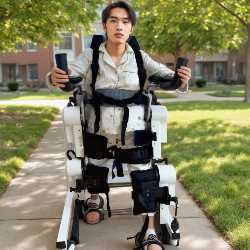 Gait Training Exoskeleton, Precise Gait Analysis and Correction ...