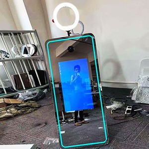 2025 mới nhất thời trang ma thuật gương ảnh Booth cho các sự kiện Led khung bao vây thông minh gương ảnh Booth - Product Image 5