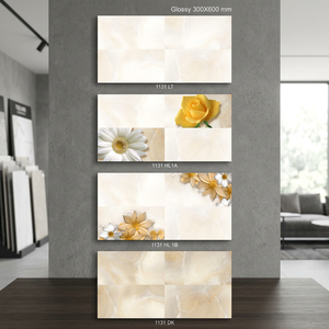 Prix d'usine indien 12x24 pouces Digital 300x600mm Glossy Glazed Designer 30x60cm Carreaux de mur en céramique du fournisseur indien - Product Image 6