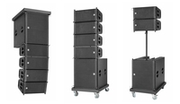 Woofer CVR bidireccional de 8 pulgadas, sistema de matriz de línea para interiores/exteriores activo/pasivo, equipo de sonido de Audio profesional para conciertos