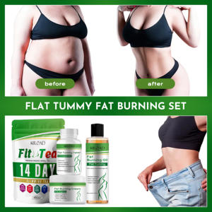 Oem מותאם אישית לוגו מוצרים טיפוח טבעי אורגני טבעוני ויטמין e ירידה במשקל שריפת שומן simming ערכת קרם - Product Image 6