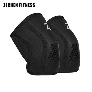Nuevas <span class=keywords><strong>Rodilleras</strong></span> de Neopreno Antideslizante de 5 mm y 7 mm con Cubierta de Puntos de Silicona <span class=keywords><strong>para</strong></span> Levantamiento de Pesas y Entrenamiento de Crossfit 2023 - Product Image 2