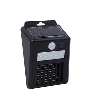 <b>Solar</b> Led Garden Light With Mosquito Repellent Wall Mount Water Resistant Outdoor <b>Lighting</b> For Yard Patio - Product Image 2