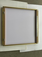 Arte Abstracto de Pared al por Mayor con Marco Delgado de Aleación de Aluminio Dorado y Cierre de Resorte, Pintura Enmarcada