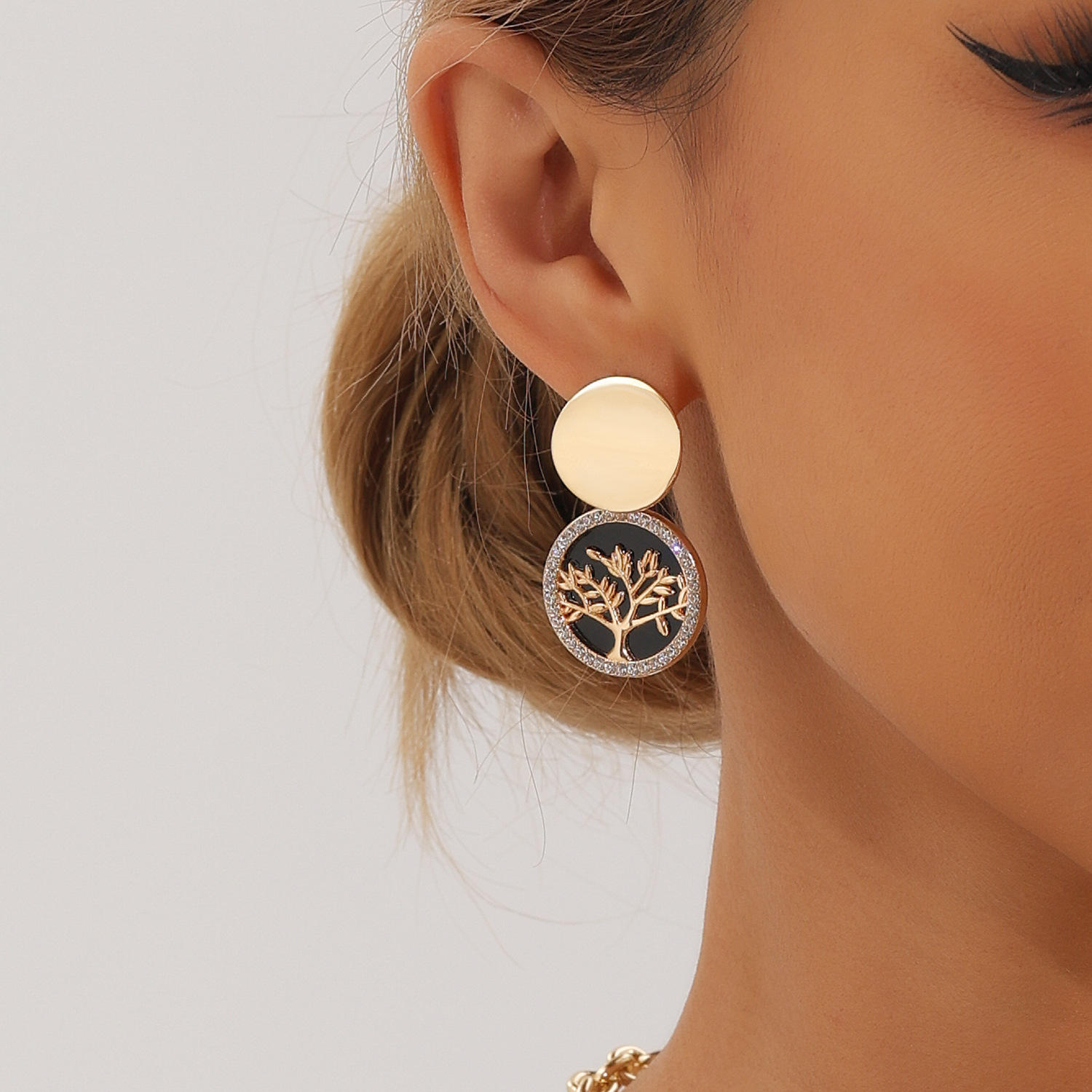 ZW2179 gold earrings