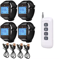 Pager sans fil 433,92 MHz pour soignants d'urgence, pager pour personnes âgées ou handicapées, pager vibrant étanche pour hôpital et clinique