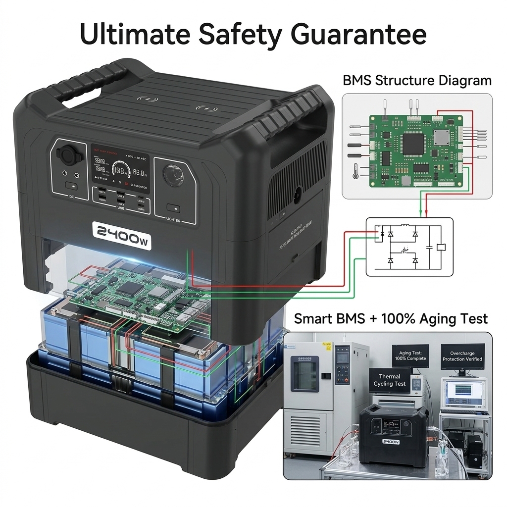 Boltpower 150W 300W 600W 1000W 1500W 2400W 3000W 5000W Portable Power Station Solar Generator Home Backup Power · image 4