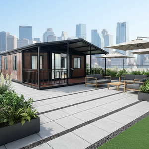 Vente directe économique : Mini-<span class=keywords><strong>maison</strong></span> conteneur 40 pieds double largeur, 4 chambres, écologique, portable, mobile, personnalisable et extensible - Product Image 1