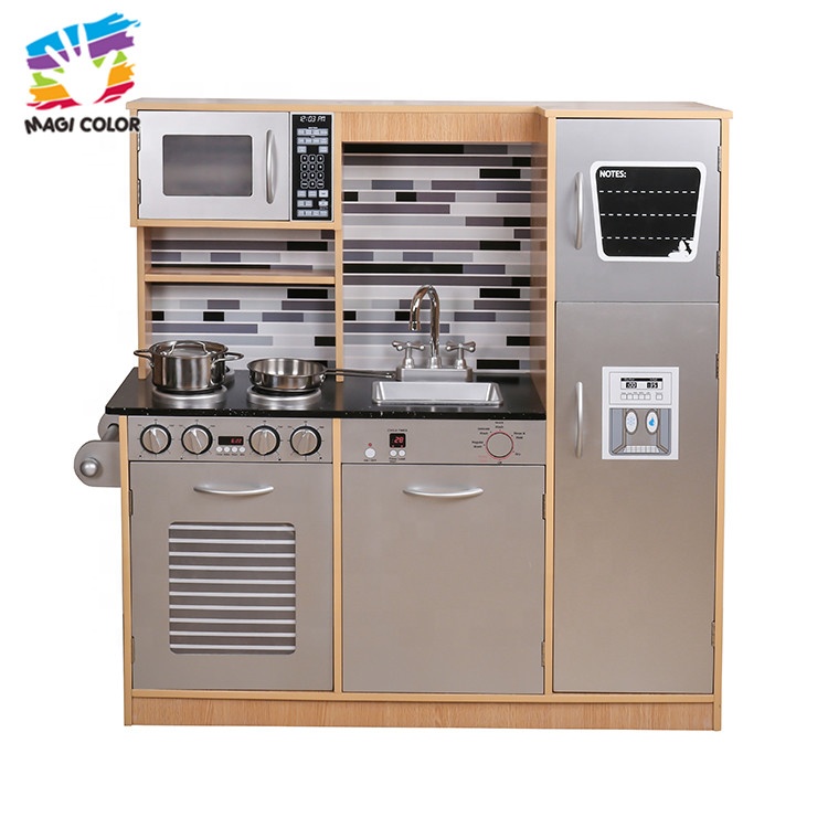 Готовый к отправке детский деревянный кухонный набор, игрушка для ролевой готовки W10C458B