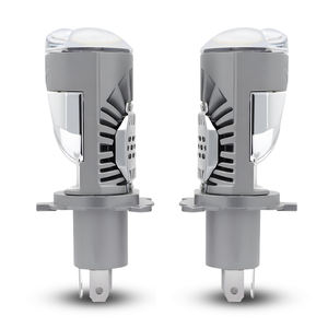 H4ชุดไฟหน้า LED 12V 60W 10000 Lumens 6000K ไฟตัดหมอกขับรถ M01J-S ไฟสปอร์ตไลท์กันน้ำ IP68ขนาดเล็กสำหรับสองเลน - Product Image 3