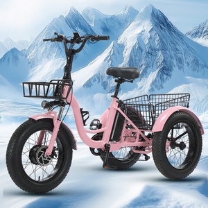 <span class=keywords><strong>Tricycle</strong></span> <span class=keywords><strong>électrique</strong></span> à gros pneus pour adultes, vélo à 3 roues avec assistance au pédalage de 24 pouces, <span class=keywords><strong>tricycle</strong></span> <span class=keywords><strong>électrique</strong></span> alimenté au lithium pour la neige et tous les terrains - Product Image 3