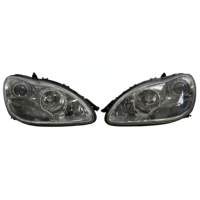 Pour Mercedes-Benz Classe S, ensemble de phares avant W220, phares gauche et droit, phares papillon, module d'ampoule OEM