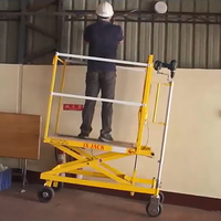 Nouvelle plateforme élévatrice électrique robuste HuaFeng avec option perceuse sans fil, capacité de charge 150 kg, protection IP54, empattement 1300 mm