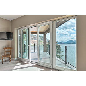 Portes intérieures en <span class=keywords><strong>PVC</strong></span> de style moderne, isolantes thermiquement et insonorisées, fenêtres et portes en <span class=keywords><strong>PVC</strong></span> pour salle à manger et salle de bain, fabricant chinois - Product Image 4