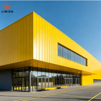 Entrepôt frigorifique préfabriqué en acier, usine de stockage frigorifique métallique, bâtiment de stockage réfrigéré en acier durable préfabriqué