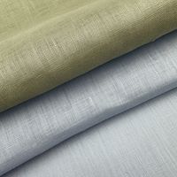 Tissu en lin pur biologique doux tissé pour vêtements