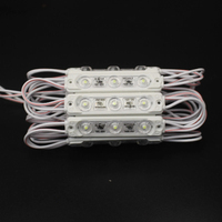 Boîte lumineuse publicitaire LED IP65 de bonne qualité, module 6514, 3 lumières, perles LED 2835, moulage par injection ultrasonique, transparente, extérieure