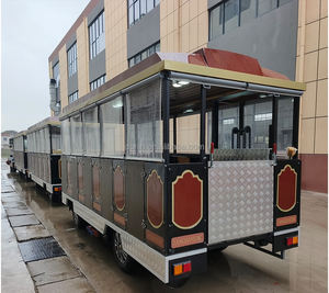 Fabricant chinois de <span class=keywords><strong>train</strong></span> de véhicule touristique électrique sans rail OEM ODM 72 sièges, <span class=keywords><strong>train</strong></span> sans rail d'extérieur à vendre - Product Image 2