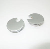 Passe-câble de bureau rond en ABS 35mm 50mm à fermeture douce pour meubles de maison et de bureau