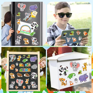 Pegatinas Magnéticas Personalizadas con Logotipo, Pegatinas Decorativas de Dibujos Animados en Diversas Formas para Refrigerador, Hogar, Escuela, Oficina y Regalos - Product Image 3